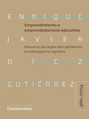 cover image of Emprendimiento o emprendedurismo educativo